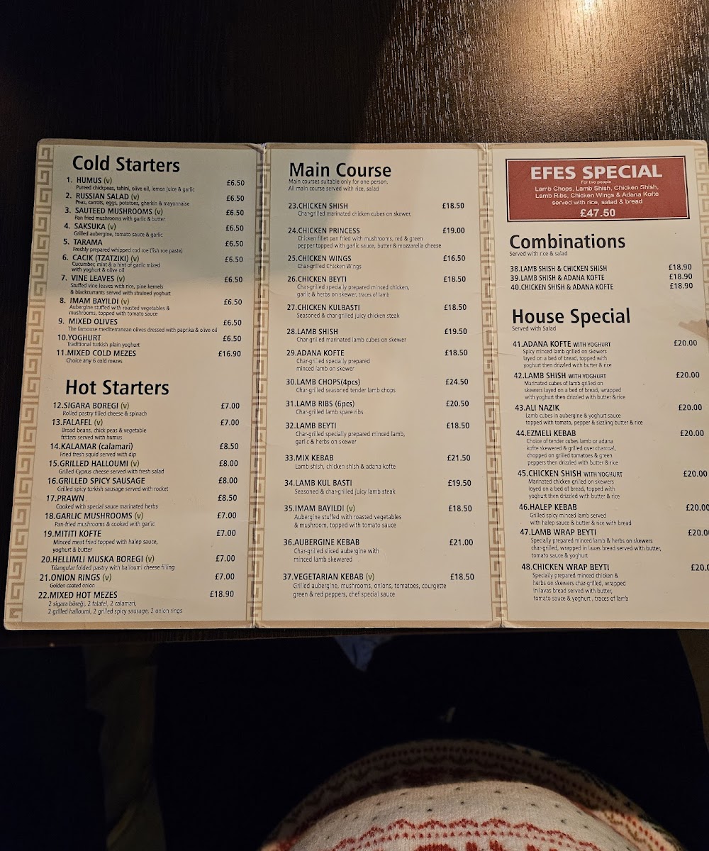 Menu - Efe's Bbq photo 2