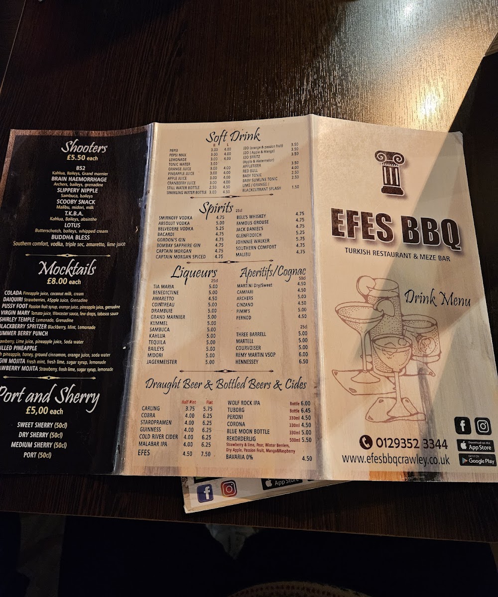 Menu - Efe's Bbq photo 3